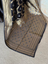Vrishti - Mushru Satin Silk Saree with Antique Zari Jaal Weaving - Festive Edit