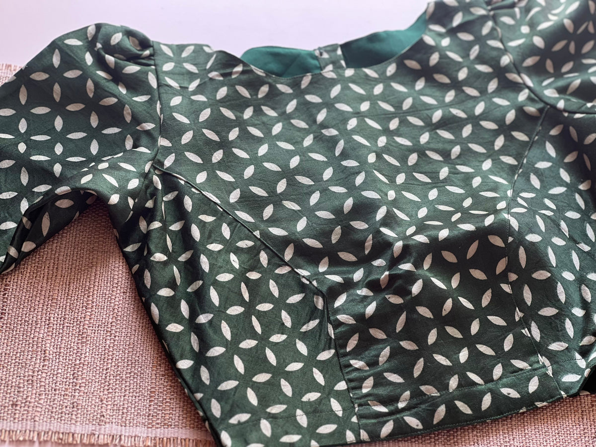 Mushroo silk blouse