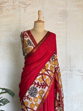 Vamika - Mangalagiri Pure Silk Gap Border Saree