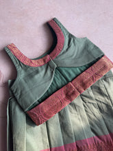 Raghavi Chettinad Cotton Crop Top & Pleated Skirt Set – Traditional Festive Wear for Women