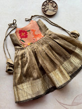Kids Girl Dress - Paithani x Tussar Silk