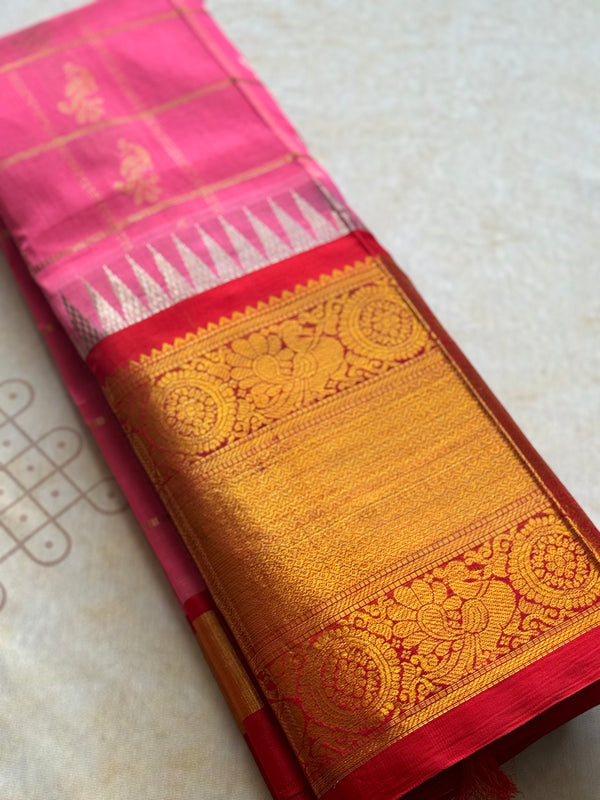 Kuppadam Silk Cotton Saree