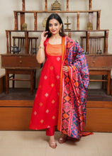 Dwaraka - Raw Silk 3-Piece Suit Set