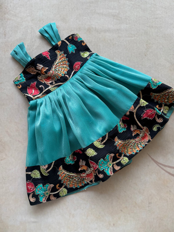 Kids Goergette Banarasi Dress