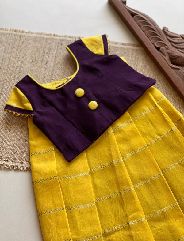 Crop top and skirt Express