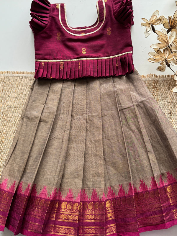 Bodice Skirt With Crop top- Diwali Collections