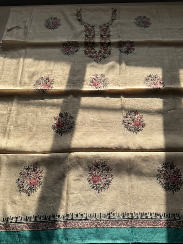Sylvie Unstitched - Kurta + Pant + Dupatta