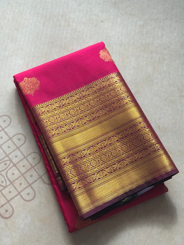 Semi Kanchi Silk Saree