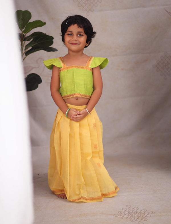 Aakriti - Crop top and skirt
