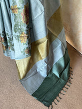 Hamsini - Pure Tussar Hand Painted Saree
