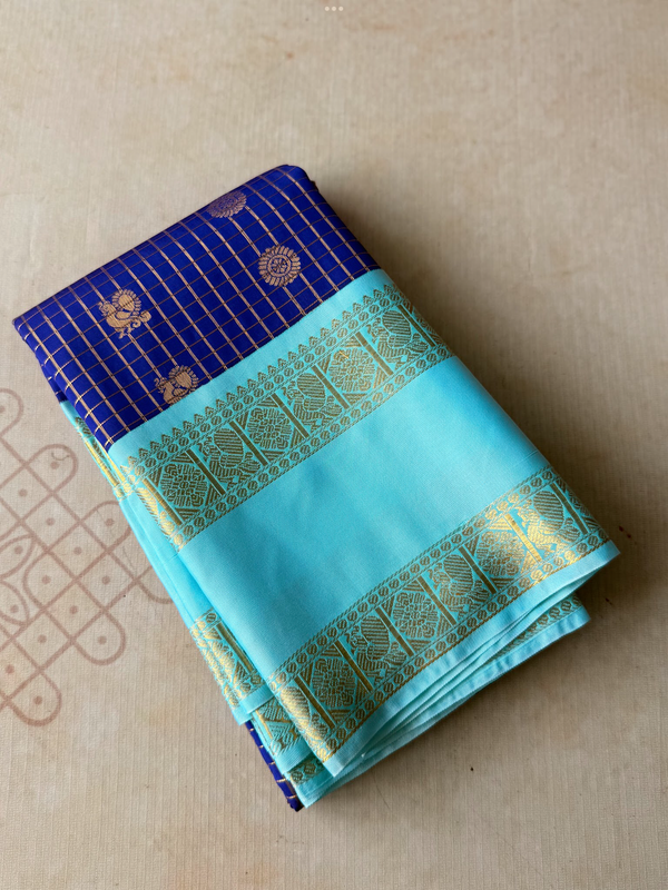 Semi Kanchi Silk Saree