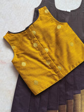 Chettinad cotton overlapped Skirt with bodice top