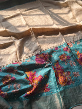 Digital Print Tussare Saree