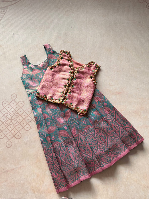 Visalini- Overcoat 2 in 1 Dress Festive Edit