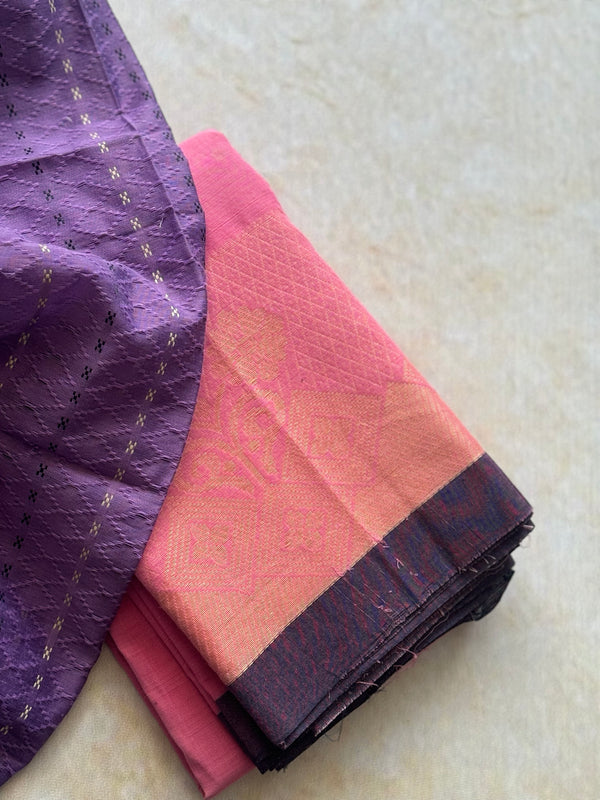 Chettinad Cotton Saree - Pongal Collection