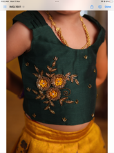 Kids Crop Top and Skirt- Festive Collection Express
