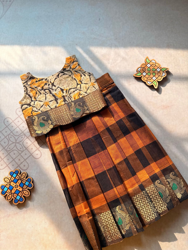 Dheerga- Crop top and skirt