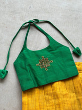 Yamuna - Kolam Crop Top & Sungudi Skirt Set Festive Edit