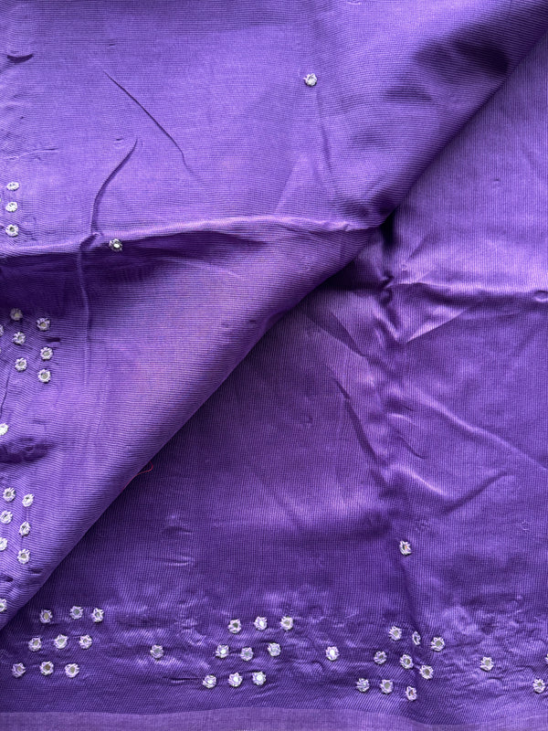 Shambhavi - Pure Kota Saree with Mirror Detailings