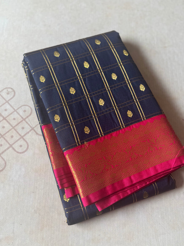 Semi Kanchi Silk Saree