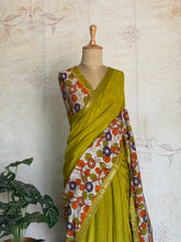 Vamika - Mangalagiri Pure Silk Gap Border Saree