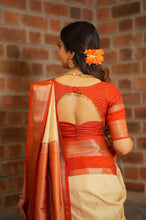 Semi Kanchi Silk Saree - Onam Edit