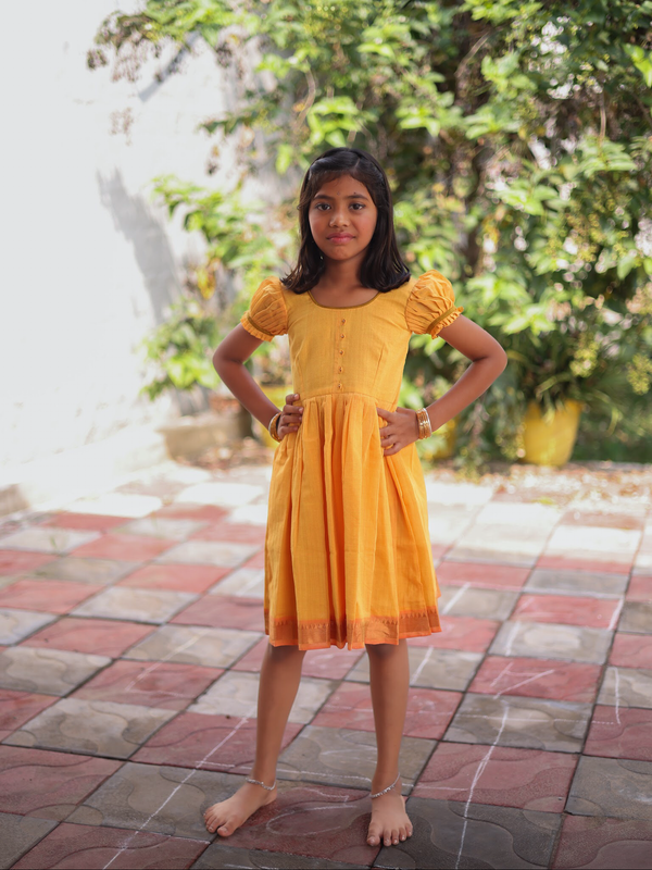 Mangalgiri Cotton Kids Frock Express