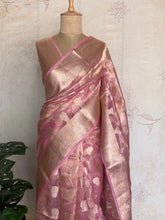 Pure Molten Gold Tissue Saree