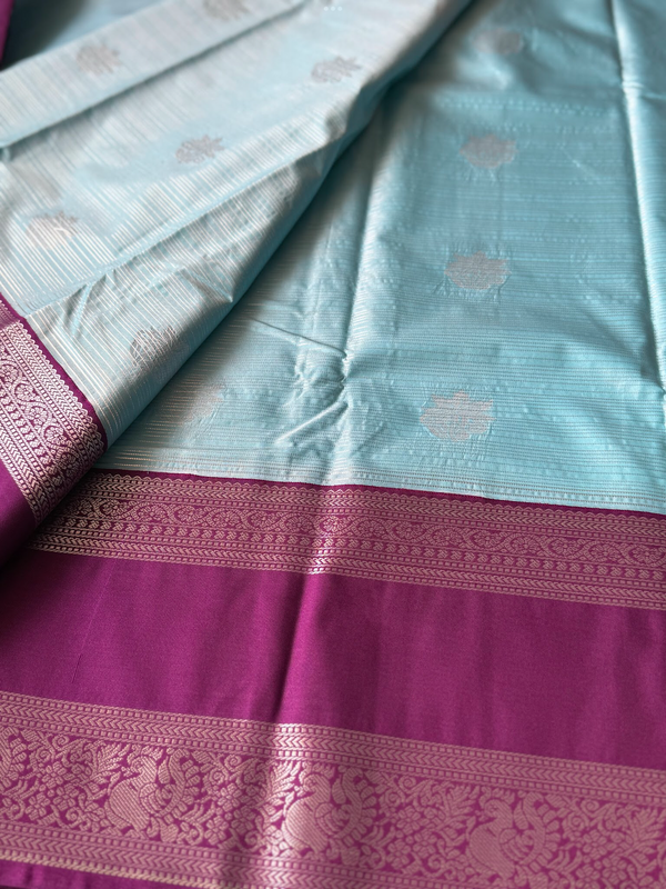 Semi Kanchi Silk Saree