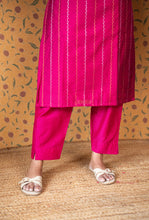 Dwaraka - Raw Silk 3-Piece Suit Set with Kalamkari Dupatta