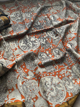 Mangalgiri Pen Kalamkari Saree