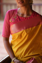 Semi Kanchi Silk Saree – Aramadam Mayilkan Border
