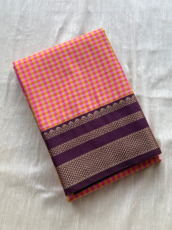 Semi Kanchi Silk Saree