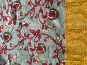 Sungudi x Kalamkari Cotton Saree