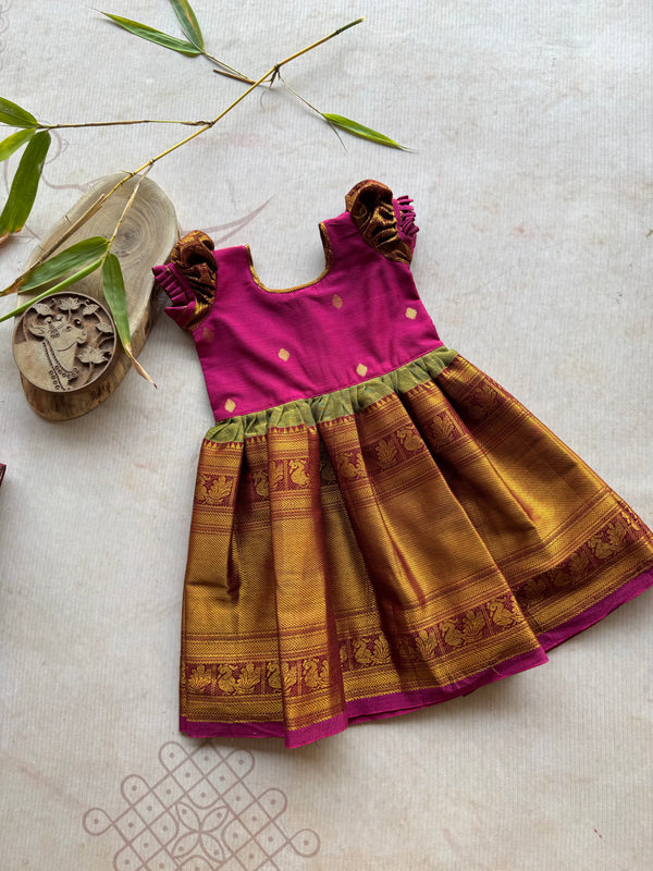 Chettinad Cotton Kids Frock - Express