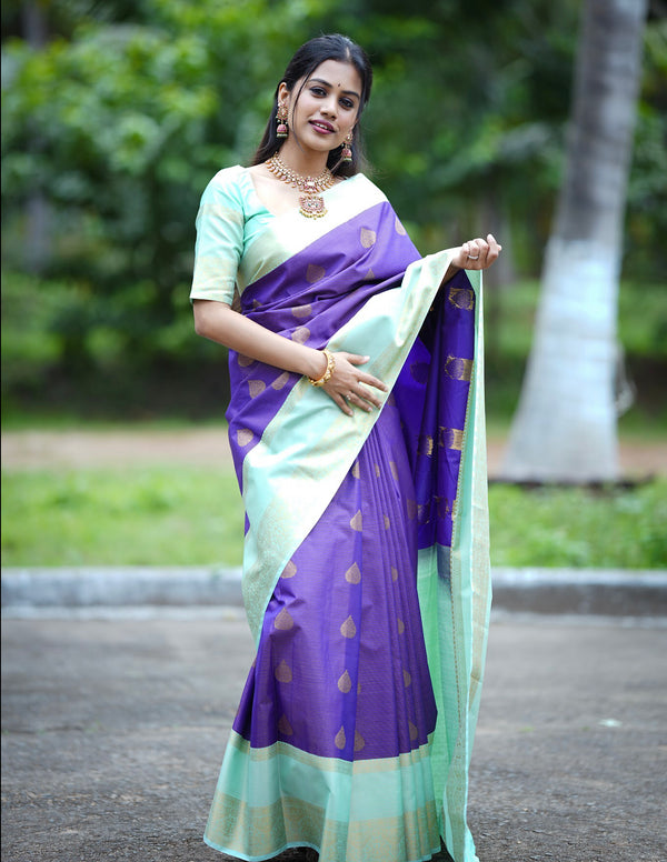 Semi Kanchi Silk Saree