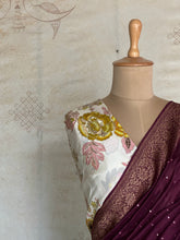 Nijaruna - Pure Matka Silk Saree With Mirror Embellishments