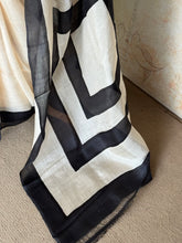 Chaitra - Pure Tussar Block Printed Saree