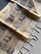 Madhubani - Hand-Painted Madhubani Inspired Tussar Saree