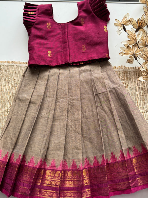 Bodice Skirt With Crop top- Diwali Collections