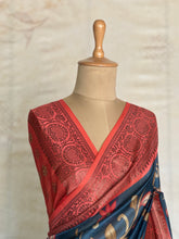 Chandini - Kalamkari Antique Zari Border Saree