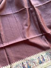 Madhubani - Hand-Painted Madhubani Inspired Tussar Saree
