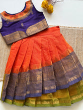 Chettinad Cotton Overlapped Skirt with Crop top- Diwali Collection Express