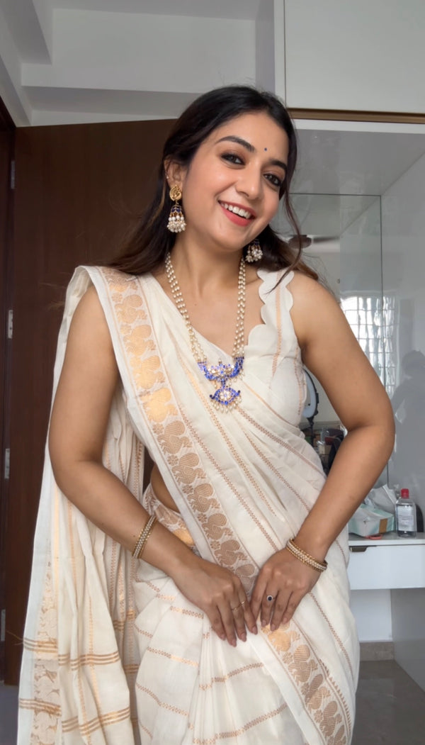 Veldhari Saree - Onam Edit