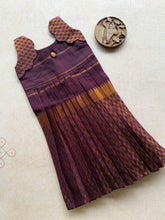 Sinamika - Kids Cotton Frock with Geometric Zari Border