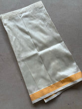 Velum Mayilum Hand-Embroidered Boys Ven Pattu Temple Shirt & Dhoti Set — South Indian Traditional Ethnic Wear
