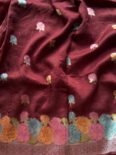 Nijaruna - Pure Matka Silk Saree With Meenakari Floral Weaving