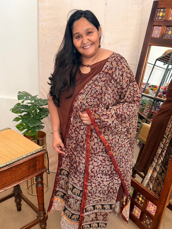 Kalamkari Dupatta