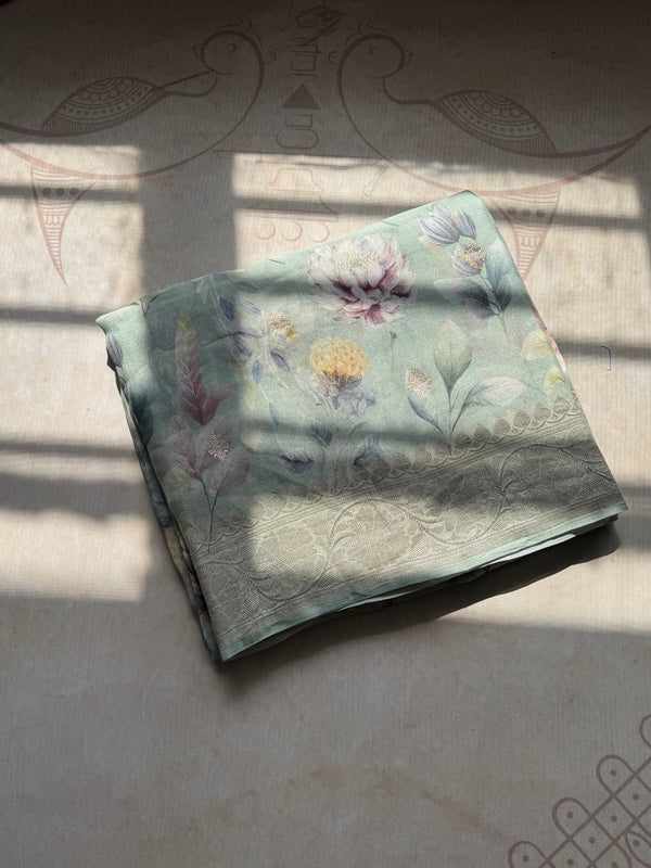 Pure Floral Khaddi Georgette