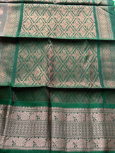 Venkatagiri Pure Handwoven Silk Saree with Embellished Kolam Blouse